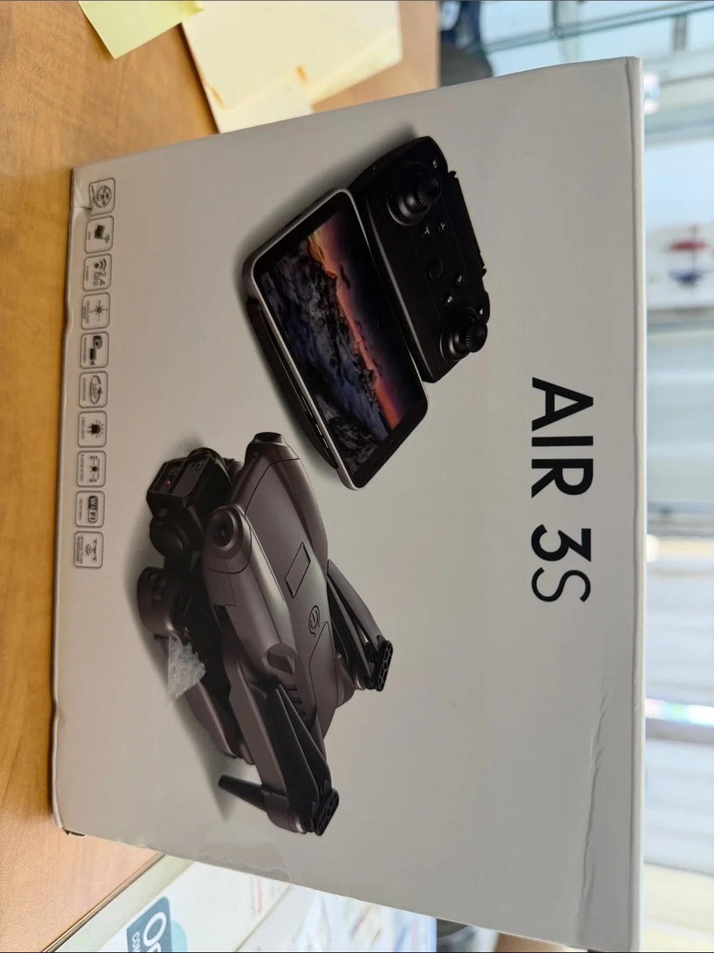 3S Drone with Remote Controller - Black